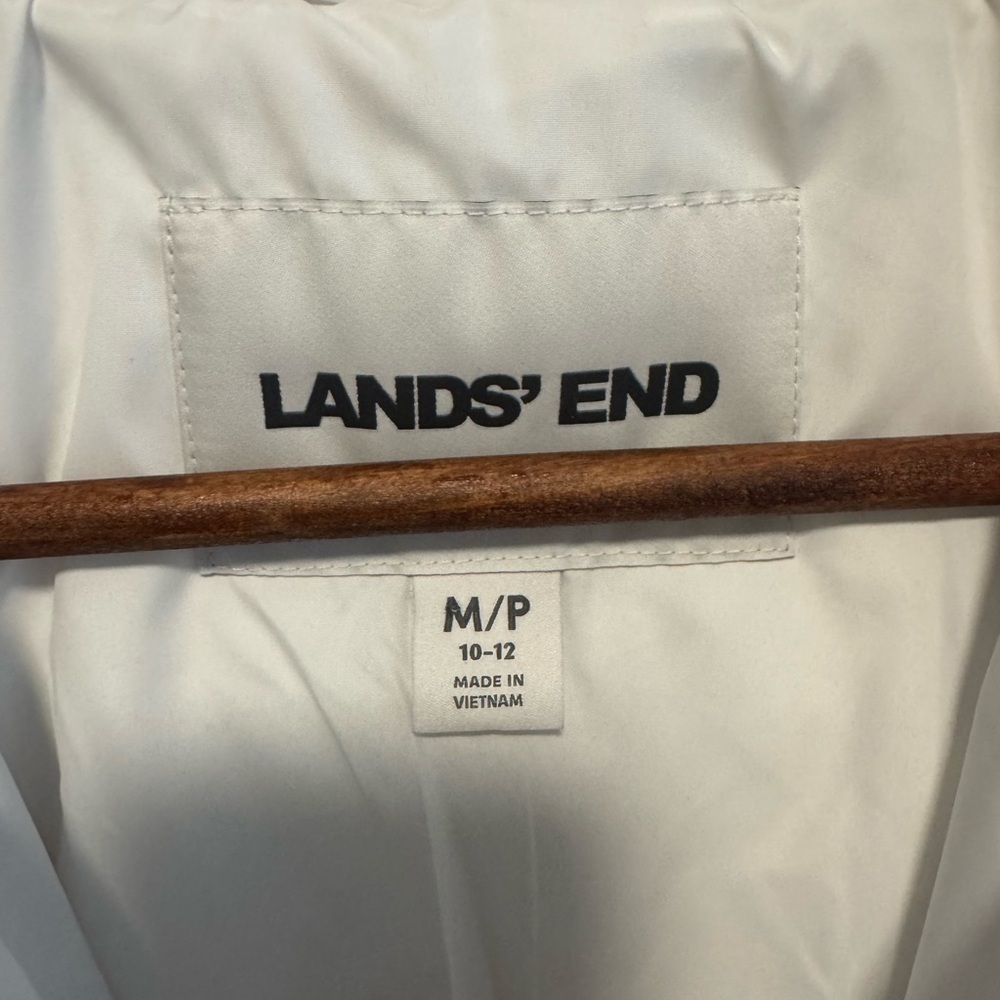 NWOT Land’s End Womens Feather Free Insulated Diamond Quilted Maxi Coat Size M/P - Picture 4 of 9